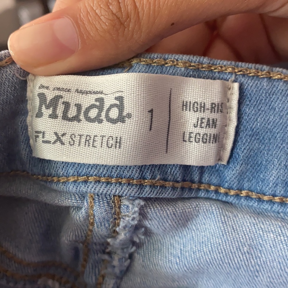 🌺HP🌺 NWOT Juniors' Mudd® Stretch High Rise Jeggings - Picture 3 of 3